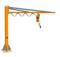 Кран консольный поворотный ручной TOR PSJ44050 500 кг, высота 4 м, стрела 4 м