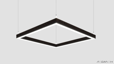 WOOD KVADRATO 4000K 58W Венге, корпус 