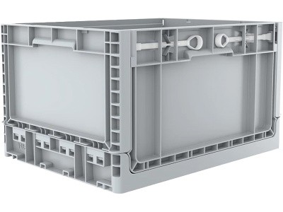 Ящик 400х300х230 сплошной, складной, код: 34391