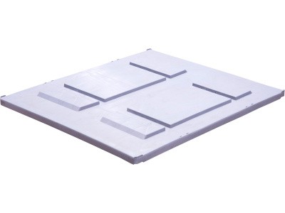 Крышка паллетная 1200x1000, арт. Крышка DP1210 серая, код: 23417