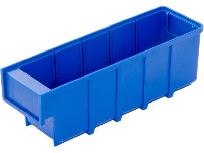 Ящик сплошной 300×92×100 мм, объем 2.76 л., арт.: 6005, красный, код: 15363
