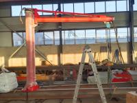 Кран консольный поворотный ручной TOR PSJ34025 250 кг, высота 3 м, стрела 4 м