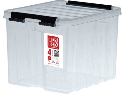 Ящик сплошной 210×170×175 мм, объем 4 л., арт.: Rox Box 4, оранжевый, код: 18915