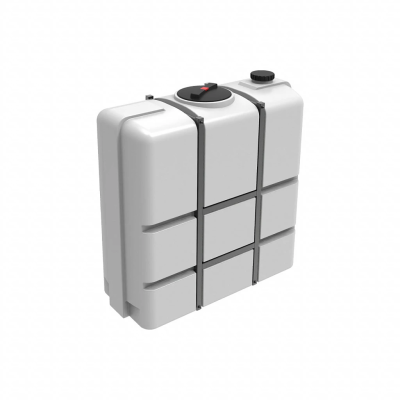 Емкость K 1000л белая в обрешетке New