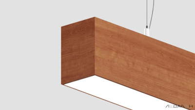 Линейный светильник WOOD LINEAR PN8060 4000K 60W 2000mm Груша, корпус 