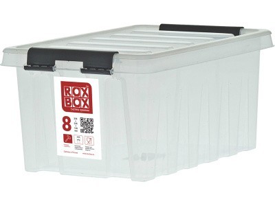 Ящик сплошной 335×220×155 мм, объем 8 л., арт.: Rox Box 8, оранжевый, код: 21768