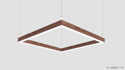 WOOD KVADRATO 5000K 58W Американский орех, корпус 