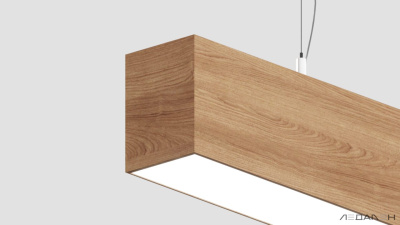 Линейный светильник WOOD LINEAR PN8060 5000K 60W 2000mm Дуб, корпус 