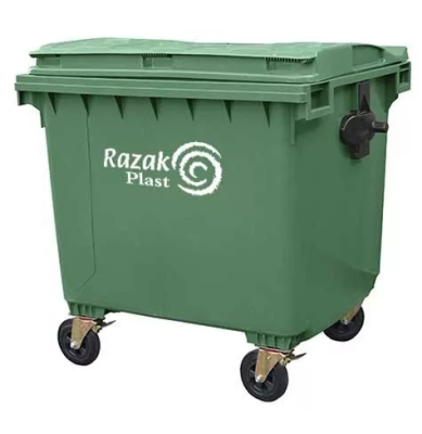 Евроконтейнер Razak 1100 л зеленый