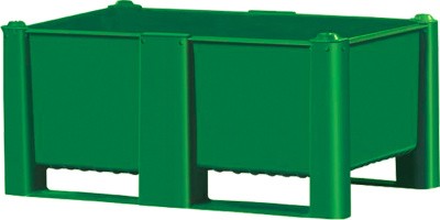 BoxPallet 1200х800х540 мм сплошной зеленый, арт. 11-080-LA (540), код: 00642