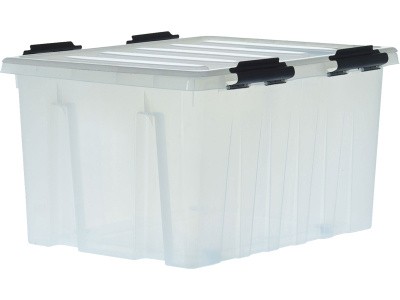 Ящик сплошной 740×565×400 мм, объем 120 л., арт.: Rox Box 120, прозрачный, код: 18714