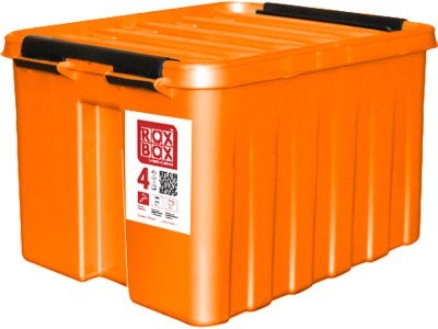 Ящик сплошной 210×170×175 мм, объем 4 л., арт.: Rox Box 4, оранжевый, код: 18915