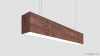 Линейный светильник WOOD LINEAR PN8060 6000K 60W 2000mm Американский орех, корпус 