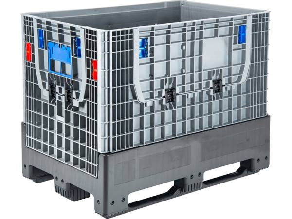 DPF-Box 1208S 1200x800x950 мм сплошной разборный на 3-х полозьях с 2-мя откид. дверцами, арт. DPF-Box 1208 S-S(3) F2, код: 18721