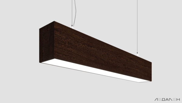 Линейный светильник WOOD LINEAR PN8060 5000K 60W 2000mm Венге, корпус 