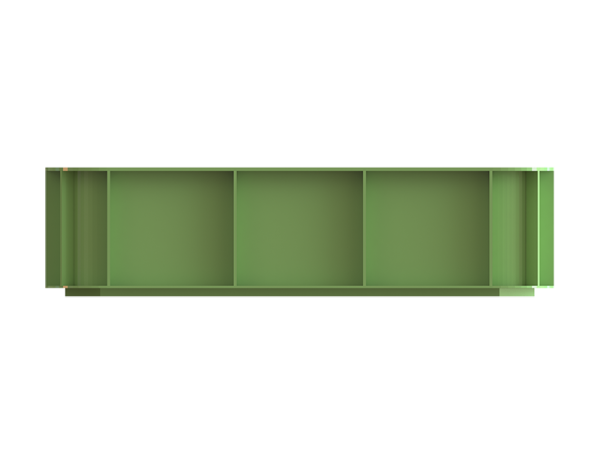 Лоток кондитерский 435x335x110, сплошной 