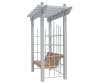 Пергола со скамейкой «Зимний сад»