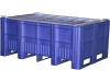 Емкость 1200х1740х740 с решеткой, для IBC, арт. ПдО 1100 Cr c решеткой синий, код: 22392