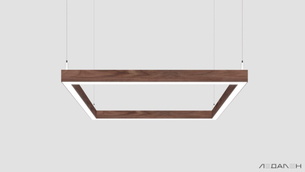 WOOD KVADRATO 5000K 58W Американский орех, корпус 