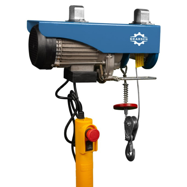 Таль электрическая мини стационарная GEARSEN PA 220В, 250/500кг, 12/6м