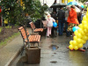 Скамейка стальная «Элегант» без подлокотников 0,6 м (кресло)